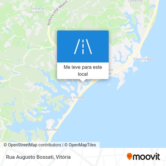 Rua Augusto Bossati mapa