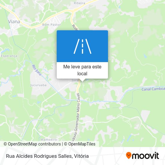 Rua Alcides Rodrigues Salles mapa