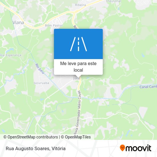 Rua Augusto Soares mapa