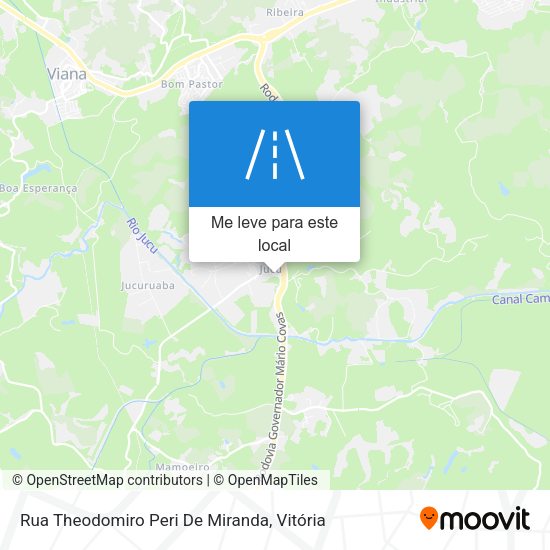 Rua Theodomiro Peri De Miranda mapa