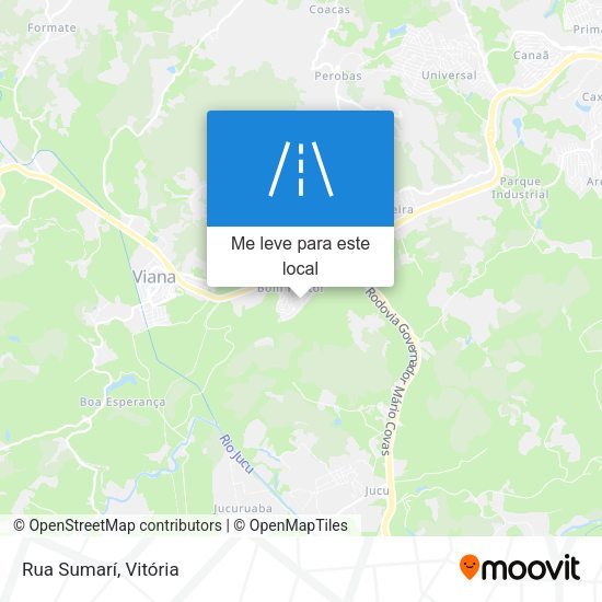 Rua Sumarí mapa