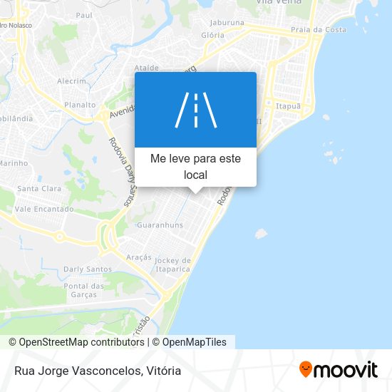 Rua Jorge Vasconcelos mapa