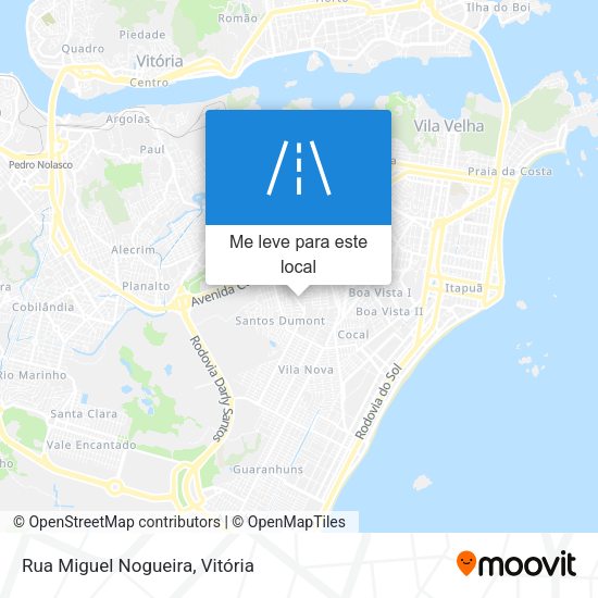 Rua Miguel Nogueira mapa