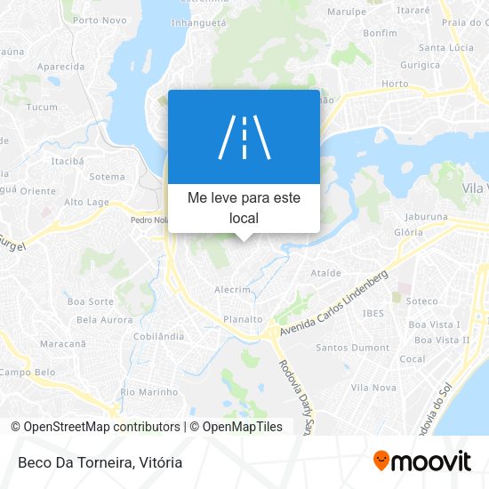 Beco Da Torneira mapa