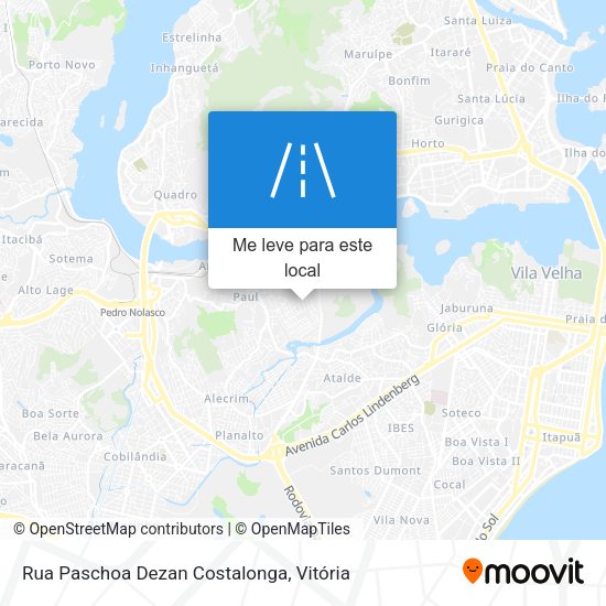 Rua Paschoa Dezan Costalonga mapa