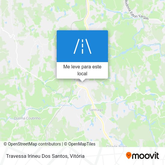 Travessa Irineu Dos Santos mapa