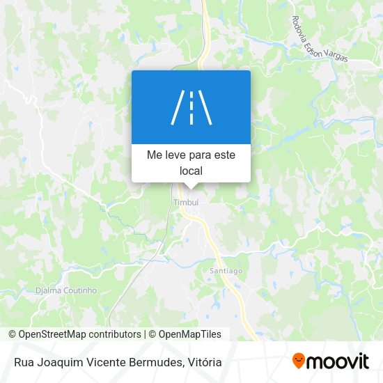 Rua Joaquim Vicente Bermudes mapa