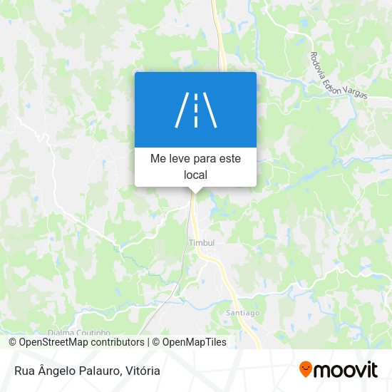 Rua Ângelo Palauro mapa