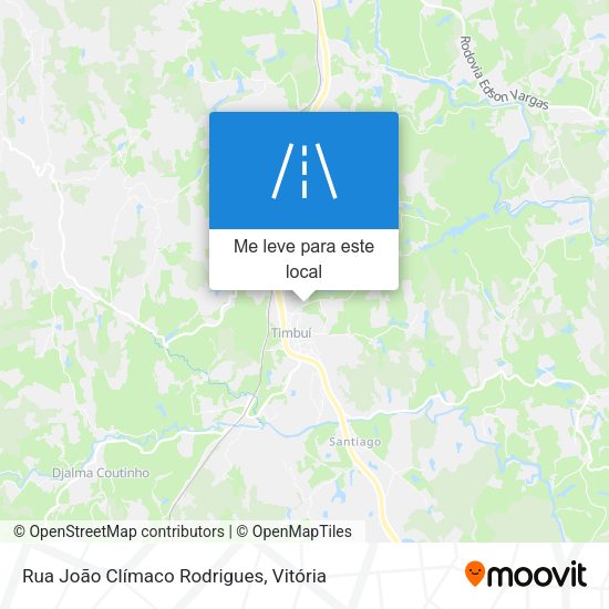 Rua João Clímaco Rodrigues mapa