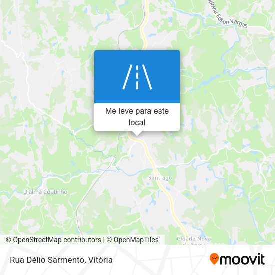 Rua Délio Sarmento mapa