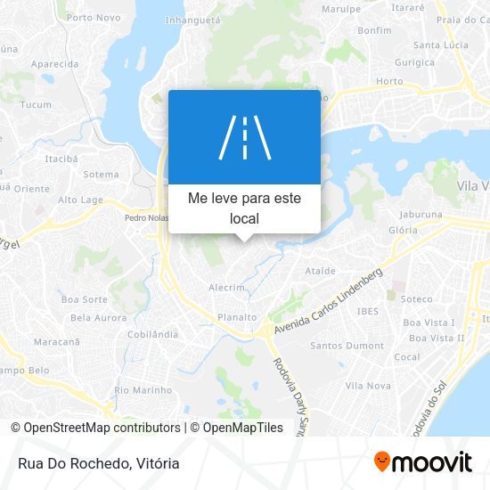 Rua Do Rochedo mapa