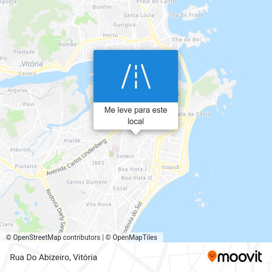 Rua Do Abizeiro mapa