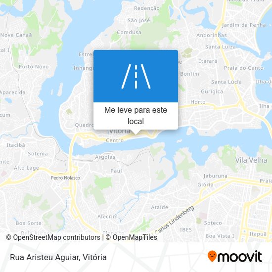 Rua Aristeu Aguiar mapa