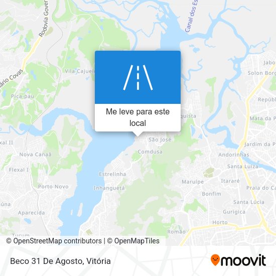 Beco 31 De Agosto mapa