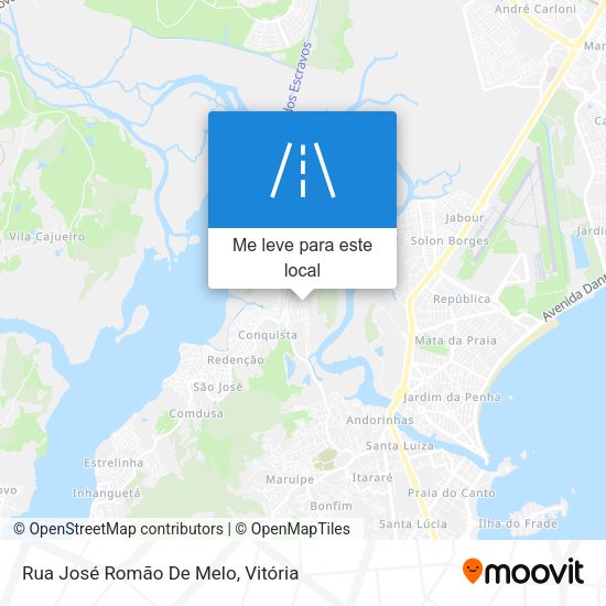 Rua José Romão De Melo mapa