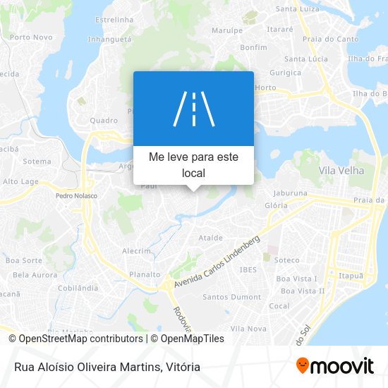 Rua Aloísio Oliveira Martins mapa
