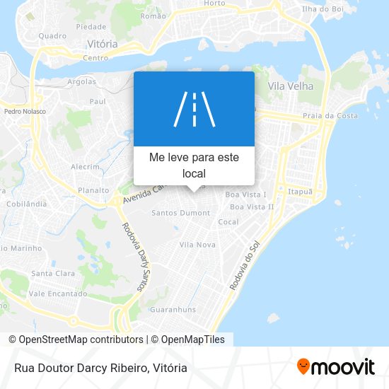 Rua Doutor Darcy Ribeiro mapa