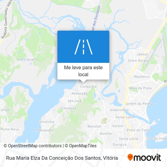 Rua Maria Elza Da Conceição Dos Santos mapa