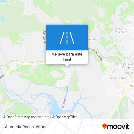 Alameda Rosas mapa