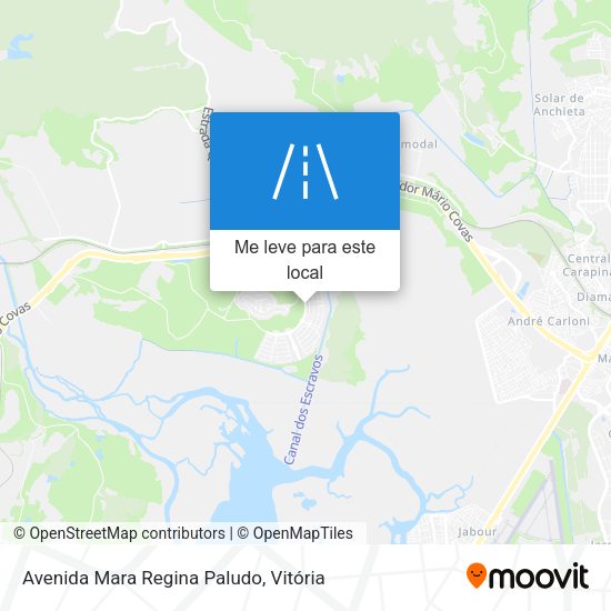 Avenida Mara Regina Paludo mapa