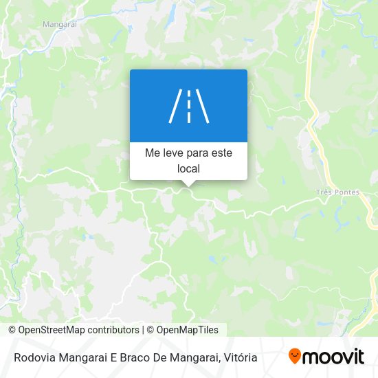 Rodovia Mangarai E Braco De Mangarai mapa
