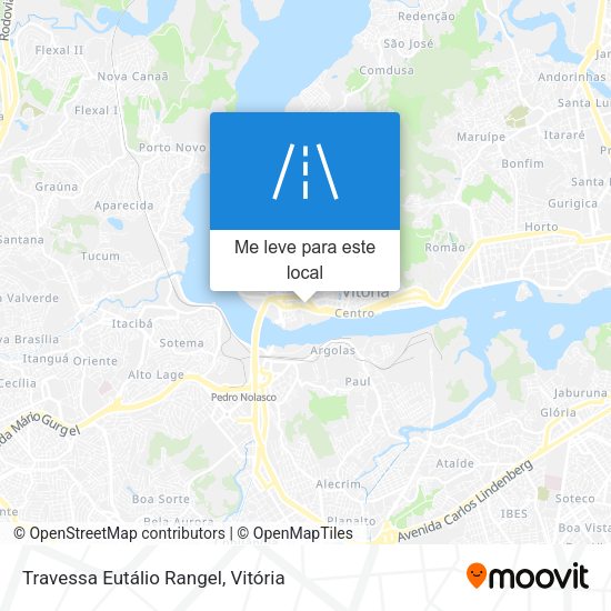 Travessa Eutálio Rangel mapa
