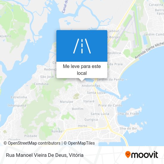 Rua Manoel Vieira De Deus mapa