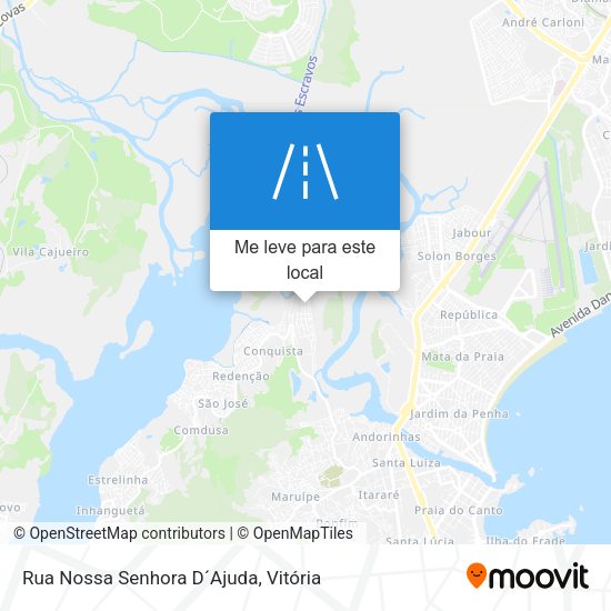 Rua Nossa Senhora D´Ajuda mapa