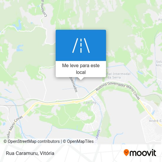 Rua Caramuru mapa