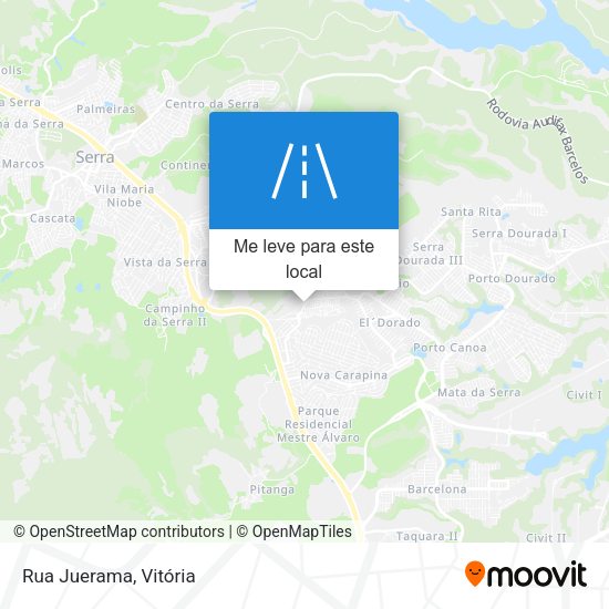 Rua Juerama mapa