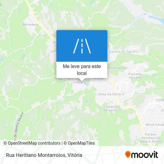 Rua Heritiano Montarroios mapa