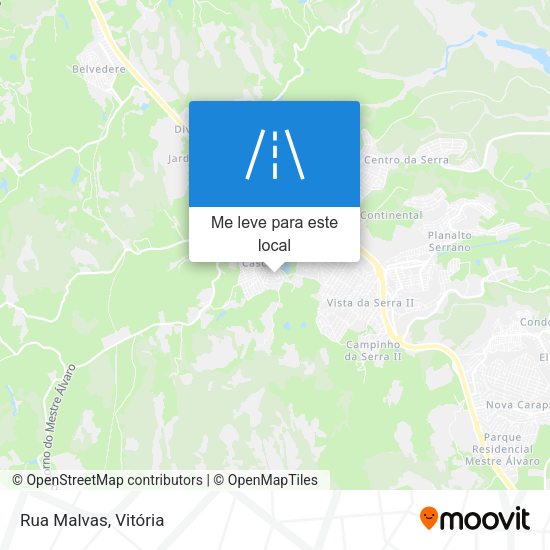 Rua Malvas mapa