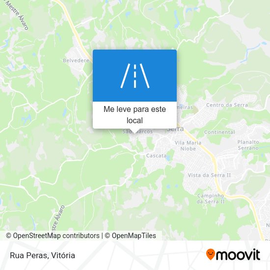 Rua Peras mapa
