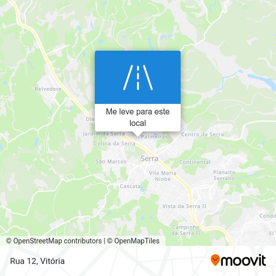 Rua 12 mapa