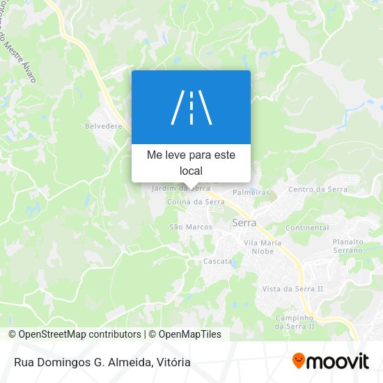 Rua Domingos G. Almeida mapa