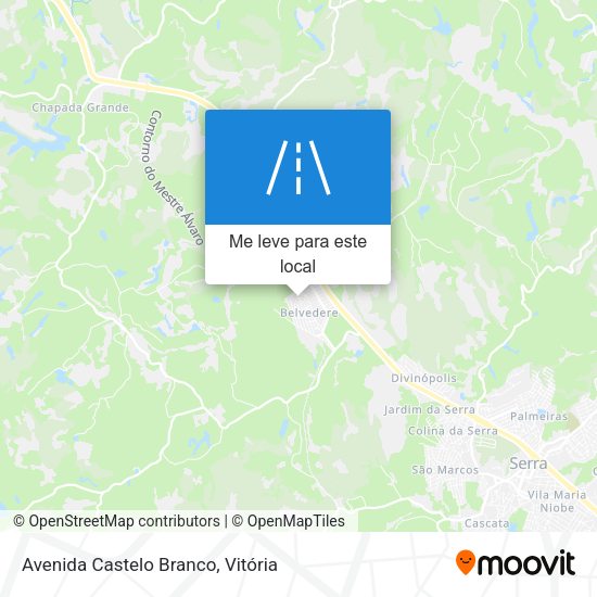Avenida Castelo Branco mapa