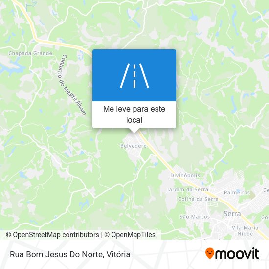 Rua Bom Jesus Do Norte mapa