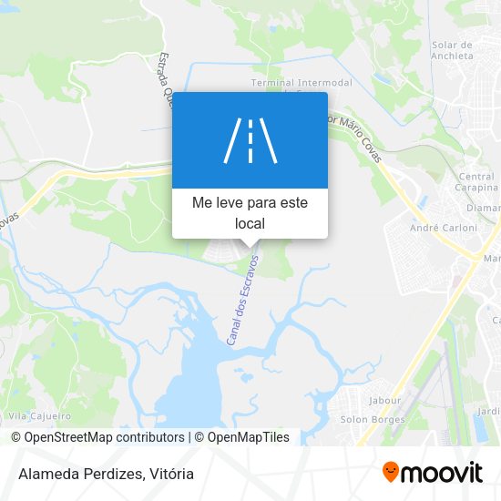 Alameda Perdizes mapa