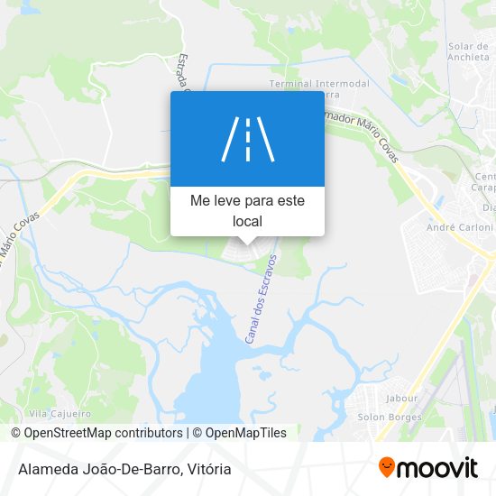 Alameda João-De-Barro mapa