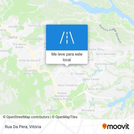 Rua Da Pera mapa