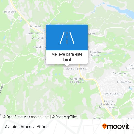 Avenida Aracruz mapa