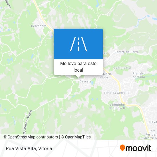 Rua Vista Alta mapa