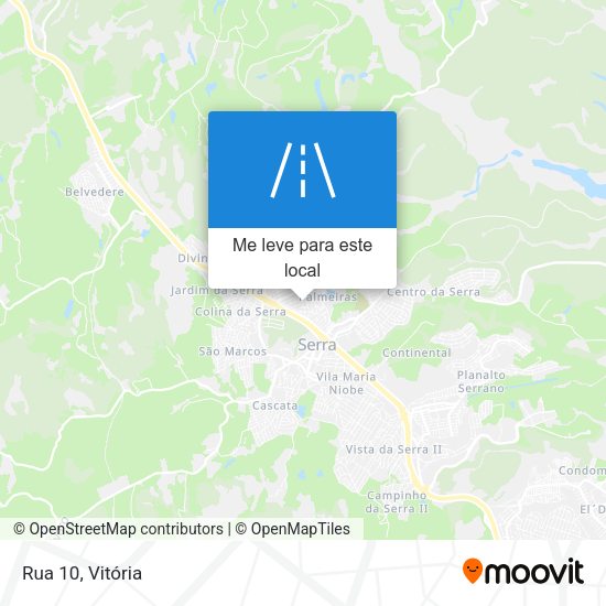 Rua 10 mapa