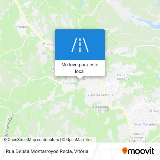 Rua Deusa Montarroyos Recla mapa