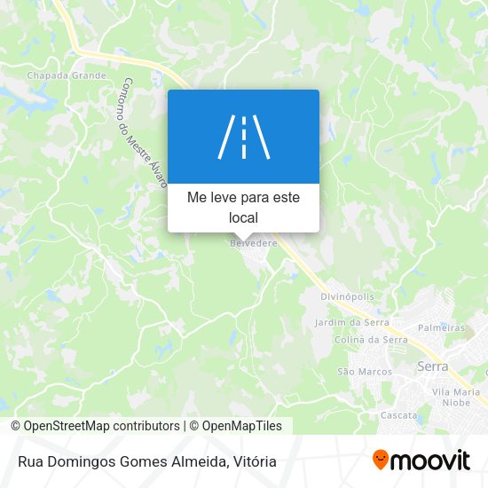 Rua Domingos Gomes Almeida mapa