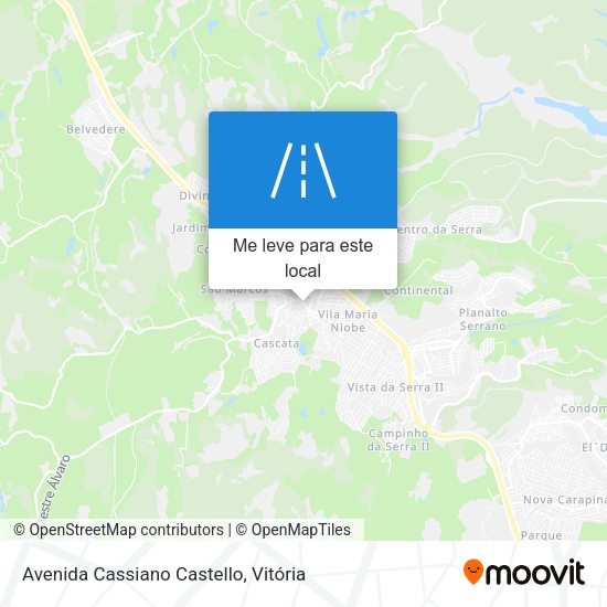 Avenida Cassiano Castello mapa