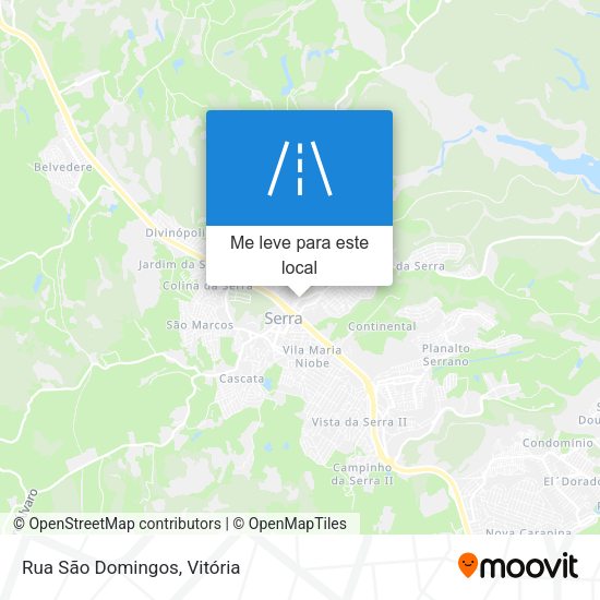 Rua São Domingos mapa