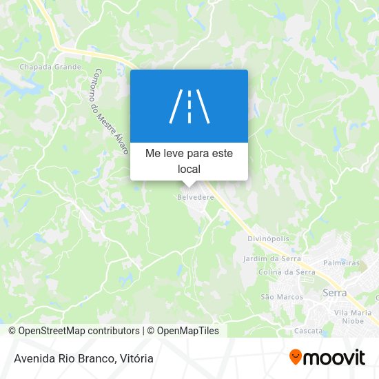 Avenida Rio Branco mapa