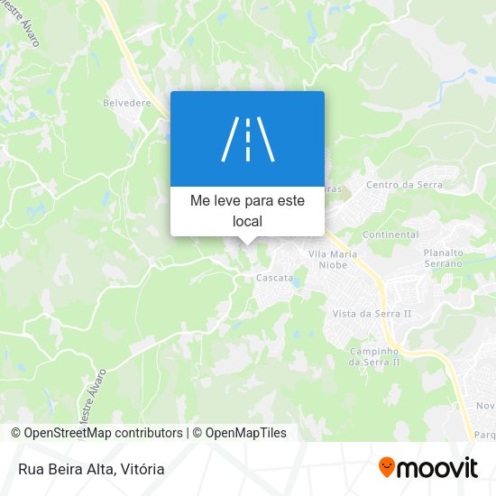 Rua Beira Alta mapa