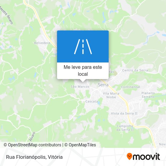 Rua Florianópolis mapa